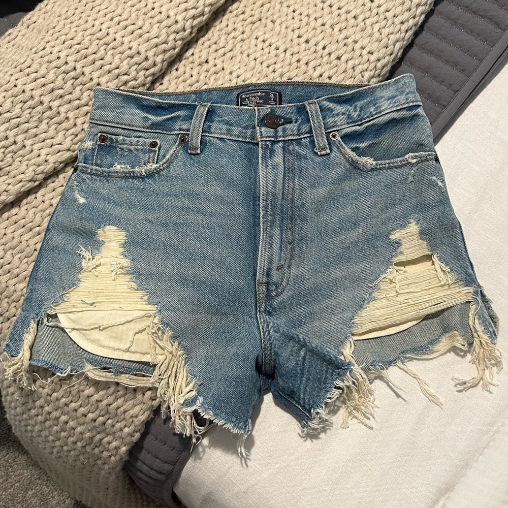 Abercrombie jean shorts